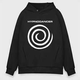 Мужское худи Oversize хлопок с принтом HYPNODANCER в Кировске, френч-терри — 70% хлопок, 30% полиэстер. Мягкий теплый начес внутри —100% хлопок | боковые карманы, эластичные манжеты и нижняя кромка, капюшон на магнитной кнопке | hypnodancer | hypnodancer little | little big | uno | группа little big | литл биг | надпись