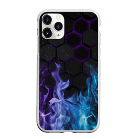 Чехол для iPhone 11 Pro Max матовый с принтом Fire в Кировске, Силикон |  | fire | psicodelic | абстрактный | абстракция | калейдоскоп | огонь | пламя | пламя космос | психоделика | радужный | разводы красок | северное сияние | синий огонь | фиолетовый | фракталы