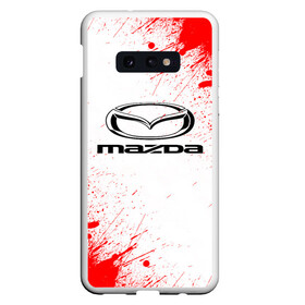 Чехол для Samsung S10E с принтом mazda в Кировске, Силикон | Область печати: задняя сторона чехла, без боковых панелей | Тематика изображения на принте: abstract | auto | brand | car | geometry | mazda | sport | texture | абстракция | авто | автомобильные | бренд | геометрия | классика | мазда | машины | модные | спорт | стиль | текстура