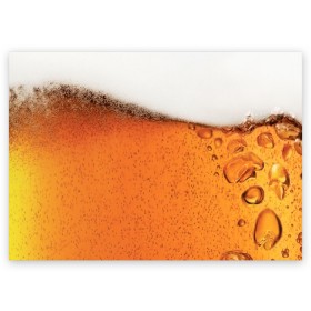Поздравительная открытка с принтом ПИВО! в Кировске, 100% бумага | плотность бумаги 280 г/м2, матовая, на обратной стороне линовка и место для марки
 | beer | textures | бир | напитки | пенное | текстуры | фон