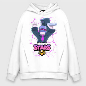 Мужское худи Oversize хлопок с принтом BRAWL STARS DJ FRANK в Кировске, френч-терри — 70% хлопок, 30% полиэстер. Мягкий теплый начес внутри —100% хлопок | боковые карманы, эластичные манжеты и нижняя кромка, капюшон на магнитной кнопке | Тематика изображения на принте: 8 bit | 8 бит | bibi | brawl | brawl stars | crow | dj frank | leon | spike | sprout | stars | бравл | бравл старс | браво старс | игра | компьютерная | кров | леон | онлайн | старс