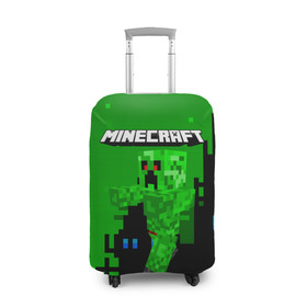 Чехол для чемодана 3D с принтом Minecraft. в Кировске, 86% полиэфир, 14% спандекс | двустороннее нанесение принта, прорези для ручек и колес | craft | game | mine | minecraft | minecraftmemories | pixel | tnt | twitter | блок | динамит | игра | красный блок | майнкрафт | маркус перссон | пиксель | ремесло | тротил | шахта
