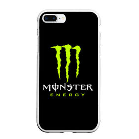 Чехол для iPhone 7Plus/8 Plus матовый с принтом MONSTER ENERGY в Кировске, Силикон | Область печати: задняя сторона чехла, без боковых панелей | black monster | bmx | claw | cybersport | energy | monster | monster energy | moto | motocross | race | sport | киберспорт | когти | монстер энерджи | монстр | мото | мотокросс | ралли | скейтбординг | спорт | т | энергия