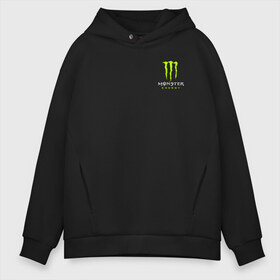 Мужское худи Oversize хлопок с принтом MONSTER ENERGY в Кировске, френч-терри — 70% хлопок, 30% полиэстер. Мягкий теплый начес внутри —100% хлопок | боковые карманы, эластичные манжеты и нижняя кромка, капюшон на магнитной кнопке | black monster | bmx | claw | cybersport | energy | monster | monster energy | moto | motocross | race | sport | киберспорт | когти | монстер энерджи | монстр | мото | мотокросс | ралли | скейтбординг | спорт | т | энергия