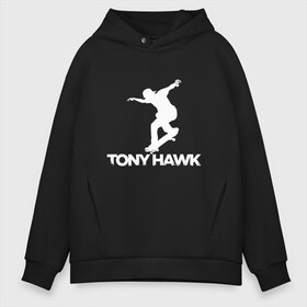 Мужское худи Oversize хлопок с принтом Tony Hawks Pro Skater (Z) в Кировске, френч-терри — 70% хлопок, 30% полиэстер. Мягкий теплый начес внутри —100% хлопок | боковые карманы, эластичные манжеты и нижняя кромка, капюшон на магнитной кнопке | Тематика изображения на принте: extrime | pro skater | tony hawk | tony hawks pro skater | про скейтер | скейт | скейтер | скейтеры | тони хавк | экстрим