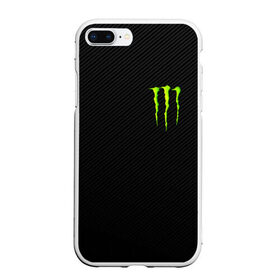 Чехол для iPhone 7Plus/8 Plus матовый с принтом MONSTER ENERGY в Кировске, Силикон | Область печати: задняя сторона чехла, без боковых панелей | black monster | bmx | claw | cybersport | energy | monster | monster energy | moto | motocross | race | sport | киберспорт | когти | монстер энерджи | монстр | мото | мотокросс | ралли | скейтбординг | спорт | т | энергия