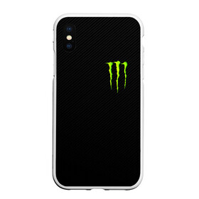 Чехол для iPhone XS Max матовый с принтом MONSTER ENERGY в Кировске, Силикон | Область печати: задняя сторона чехла, без боковых панелей | black monster | bmx | claw | cybersport | energy | monster | monster energy | moto | motocross | race | sport | киберспорт | когти | монстер энерджи | монстр | мото | мотокросс | ралли | скейтбординг | спорт | т | энергия