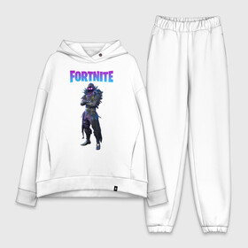 Женский костюм хлопок Oversize с принтом FORTNITE RAVEN. в Кировске,  |  | archetype | fortnite | fortnite 2 | fortnite x | ikonik | marshmello | raven | архетип | ворон | иконик | маршмелло | фортнайт | фортнайт 2 | фортнайт глава 2