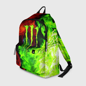 Рюкзак 3D с принтом MONSTER ENERGY в Кировске, 100% полиэстер | лямки с регулируемой длиной, сверху петелька, чтобы рюкзак можно было повесить на вешалку. Основное отделение закрывается на молнию, как и внешний карман. Внутри два дополнительных кармана, один из которых закрывается на молнию. По бокам два дополнительных кармашка | black monster | bmx | claw | cybersport | energy | monster | monster energy | moto | motocross | race | sport | киберспорт | когти | монстер энерджи | монстр | мото | мотокросс | ралли | скейтбординг | спорт | т | энергия