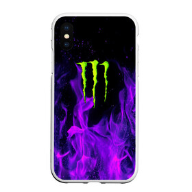 Чехол для iPhone XS Max матовый с принтом MONSTER ENERGY в Кировске, Силикон | Область печати: задняя сторона чехла, без боковых панелей | black monster | bmx | claw | cybersport | energy | monster | monster energy | moto | motocross | race | sport | киберспорт | когти | монстер энерджи | монстр | мото | мотокросс | ралли | скейтбординг | спорт | т | энергия