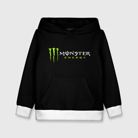 Детская толстовка 3D с принтом MONSTER ENERGY в Кировске, 100% полиэстер | двухслойный капюшон со шнурком для регулировки, мягкие манжеты на рукавах и по низу толстовки, спереди карман-кенгуру с мягким внутренним слоем | black monster | bmx | claw | cybersport | energy | monster | monster energy | moto | motocross | race | sport | киберспорт | когти | монстер энерджи | монстр | мото | мотокросс | ралли | скейтбординг | спорт | т | энергия