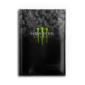 Обложка для автодокументов с принтом MONSTER ENERGY в Кировске, натуральная кожа |  размер 19,9*13 см; внутри 4 больших “конверта” для документов и один маленький отдел — туда идеально встанут права | Тематика изображения на принте: black monster | bmx | claw | cybersport | energy | monster | monster energy | moto | motocross | race | sport | киберспорт | когти | монстер энерджи | монстр | мото | мотокросс | ралли | скейтбординг | спорт | т | энергия