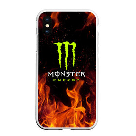 Чехол для iPhone XS Max матовый с принтом MONSTER ENERGY в Кировске, Силикон | Область печати: задняя сторона чехла, без боковых панелей | black monster | bmx | claw | cybersport | energy | monster | monster energy | moto | motocross | race | sport | киберспорт | когти | монстер энерджи | монстр | мото | мотокросс | ралли | скейтбординг | спорт | т | энергия