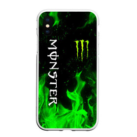 Чехол для iPhone XS Max матовый с принтом MONSTER ENERGY в Кировске, Силикон | Область печати: задняя сторона чехла, без боковых панелей | black monster | bmx | claw | cybersport | energy | monster | monster energy | moto | motocross | race | sport | киберспорт | когти | монстер энерджи | монстр | мото | мотокросс | ралли | скейтбординг | спорт | т | энергия