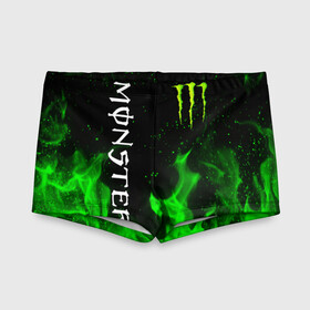 Детские купальные плавки 3D с принтом MONSTER ENERGY  в Кировске, Полиэстер 85%, Спандекс 15% | Слитный крой, подклад по переду изделия, узкие бретели | black monster | bmx | claw | cybersport | energy | monster | monster energy | moto | motocross | race | sport | киберспорт | когти | монстер энерджи | монстр | мото | мотокросс | ралли | скейтбординг | спорт | т | энергия