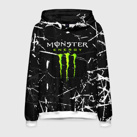 Мужская толстовка 3D с принтом MONSTER ENERGY в Кировске, 100% полиэстер | двухслойный капюшон со шнурком для регулировки, мягкие манжеты на рукавах и по низу толстовки, спереди карман-кенгуру с мягким внутренним слоем. | black monster | bmx | claw | cybersport | energy | monster | monster energy | moto | motocross | race | sport | киберспорт | когти | монстер энерджи | монстр | мото | мотокросс | ралли | скейтбординг | спорт | т | энергия