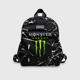 Детский рюкзак 3D с принтом MONSTER ENERGY в Кировске, 100% полиэстер | лямки с регулируемой длиной, сверху петелька, чтобы рюкзак можно было повесить на вешалку. Основное отделение закрывается на молнию, как и внешний карман. Внутри дополнительный карман. По бокам два дополнительных кармашка | black monster | bmx | claw | cybersport | energy | monster | monster energy | moto | motocross | race | sport | киберспорт | когти | монстер энерджи | монстр | мото | мотокросс | ралли | скейтбординг | спорт | т | энергия