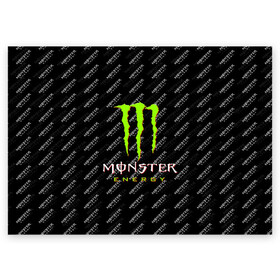 Поздравительная открытка с принтом MONSTER ENERGY | МОНСТЕР ЭНЕРДЖИ (Z) в Кировске, 100% бумага | плотность бумаги 280 г/м2, матовая, на обратной стороне линовка и место для марки
 | black monster | bmx | claw | cybersport | energy | monster | monster energy | moto | motocross | race | sport | киберспорт | когти | монстер энерджи | монстр | мото | мотокросс | ралли | скейтбординг | спорт | т | энергия