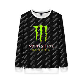 Женский свитшот 3D с принтом MONSTER ENERGY (Z) в Кировске, 100% полиэстер с мягким внутренним слоем | круглый вырез горловины, мягкая резинка на манжетах и поясе, свободная посадка по фигуре | black monster | bmx | claw | cybersport | energy | monster | monster energy | moto | motocross | race | sport | киберспорт | когти | монстер энерджи | монстр | мото | мотокросс | ралли | скейтбординг | спорт | т | энергия