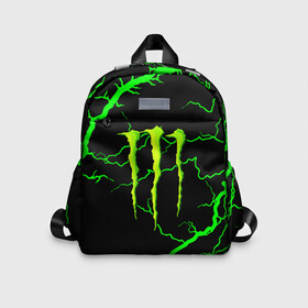 Детский рюкзак 3D с принтом MONSTER ENERGY в Кировске, 100% полиэстер | лямки с регулируемой длиной, сверху петелька, чтобы рюкзак можно было повесить на вешалку. Основное отделение закрывается на молнию, как и внешний карман. Внутри дополнительный карман. По бокам два дополнительных кармашка | Тематика изображения на принте: black monster | bmx | claw | cybersport | energy | monster | monster energy | moto | motocross | race | sport | киберспорт | когти | монстер энерджи | монстр | мото | мотокросс | ралли | скейтбординг | спорт | т | энергия