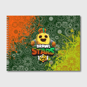 Альбом для рисования с принтом Brawl Stars Robot Spike в Кировске, 100% бумага
 | матовая бумага, плотность 200 мг. | Тематика изображения на принте: brawl | brawl stars | robospike | robot spike | spike | бравл | бравл кактус | бравл спайк | бравл старс | кактус | робоспайк | робот спайк | спайк | спайк робот