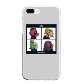 Чехол для iPhone 7Plus/8 Plus матовый с принтом Animal Crossing в Кировске, Силикон | Область печати: задняя сторона чехла, без боковых панелей | animal crossing | game | gorillaz | new horizons | nintendo | горилаз | животные | игра | нинтендо