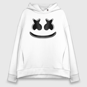 Женское худи Oversize хлопок с принтом FORTNITE x MARSHMELLO 3D в Кировске, френч-терри — 70% хлопок, 30% полиэстер. Мягкий теплый начес внутри —100% хлопок | боковые карманы, эластичные манжеты и нижняя кромка, капюшон на магнитной кнопке | deadmau5 | fortnite | fortnite 2 | fortnite x маршмелло | ikonik | marshmello | ninja | ninja streamer | raven | travis scott | ворон | иконик | ниндзя | пили | рейвен | трэвис скотт | фортнайт