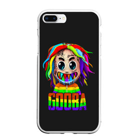 Чехол для iPhone 7Plus/8 Plus матовый с принтом 6IX9INE в Кировске, Силикон | Область печати: задняя сторона чехла, без боковых панелей | 6 | 6ix9ine | 9 | america | gang | gangsta | gooba | keke | koko | music | rap | shark | tekashi | usa | акула | америка | музыка | реп | рэп | текаши