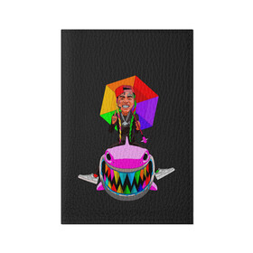 Обложка для паспорта матовая кожа с принтом 6IX9INE в Кировске, натуральная матовая кожа | размер 19,3 х 13,7 см; прозрачные пластиковые крепления | 6 | 6ix9ine | 9 | america | gang | gangsta | gooba | keke | koko | music | rap | shark | tekashi | usa | акула | америка | музыка | реп | рэп | текаши