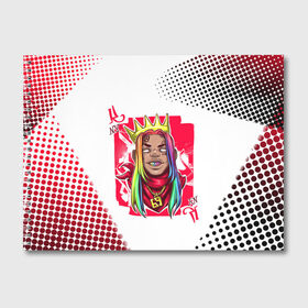 Альбом для рисования с принтом 6ix9ine King Up в Кировске, 100% бумага
 | матовая бумага, плотность 200 мг. | 6ix9ine | 6ix9ine art | 6ix9ine king up | 6ix9ine арт | gooba | gooba 6ix9ine | tekashi | tekashi 6ix9ine | tekashi rap | король такеши | репер 6ix9ine | репер такеши | такеши | такеши 6ix9ine