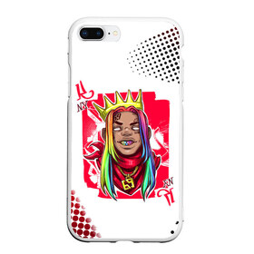 Чехол для iPhone 7Plus/8 Plus матовый с принтом 6ix9ine King Up в Кировске, Силикон | Область печати: задняя сторона чехла, без боковых панелей | 6ix9ine | 6ix9ine art | 6ix9ine king up | 6ix9ine арт | gooba | gooba 6ix9ine | tekashi | tekashi 6ix9ine | tekashi rap | король такеши | репер 6ix9ine | репер такеши | такеши | такеши 6ix9ine