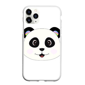 Чехол для iPhone 11 Pro Max матовый с принтом Panda в Кировске, Силикон |  | bear | colorful | green | nature | panda | детские | животные | звери | милые | мультфильмы | панды | радуга