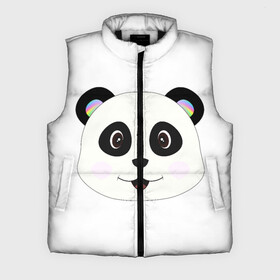 Мужской жилет утепленный 3D с принтом Panda в Кировске,  |  | bear | colorful | green | nature | panda | детские | животные | звери | милые | мультфильмы | панды | радуга