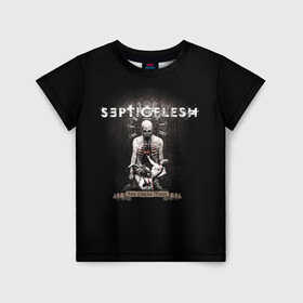 Детская футболка 3D с принтом Septicflesh в Кировске, 100% гипоаллергенный полиэфир | прямой крой, круглый вырез горловины, длина до линии бедер, чуть спущенное плечо, ткань немного тянется | septicflesh | арт | дэт дум метал | дэт метал | музыка | рок | симфоник метал