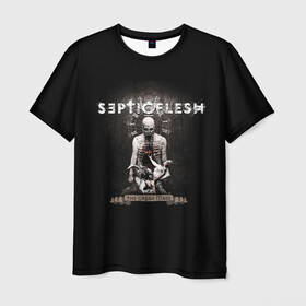 Мужская футболка 3D с принтом Septicflesh в Кировске, 100% полиэфир | прямой крой, круглый вырез горловины, длина до линии бедер | septicflesh | арт | дэт дум метал | дэт метал | музыка | рок | симфоник метал