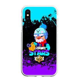 Чехол для iPhone XS Max матовый с принтом BRAWL STARS GALE в Кировске, Силикон | Область печати: задняя сторона чехла, без боковых панелей | bibi | brawl stars | coach mike | crow | gale | leon | leon shark | max | mecha crow | mortis | mr.p | phoenix | sally leon | sandy | spike | sprout | tara | unicorn | virus 8 bit | werewolf | ворон | оборотень