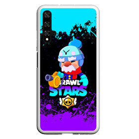 Чехол для Honor 20 с принтом BRAWL STARS GALE в Кировске, Силикон | Область печати: задняя сторона чехла, без боковых панелей | bibi | brawl stars | coach mike | crow | gale | leon | leon shark | max | mecha crow | mortis | mr.p | phoenix | sally leon | sandy | spike | sprout | tara | unicorn | virus 8 bit | werewolf | ворон | оборотень