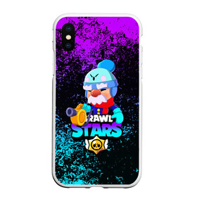 Чехол для iPhone XS Max матовый с принтом BRAWL STARS GALE в Кировске, Силикон | Область печати: задняя сторона чехла, без боковых панелей | bibi | brawl stars | coach mike | crow | gale | leon | leon shark | max | mecha crow | mortis | mr.p | phoenix | sally leon | sandy | spike | sprout | tara | unicorn | virus 8 bit | werewolf | ворон | оборотень