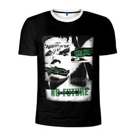 Мужская футболка 3D спортивная с принтом Sex Pistols в Кировске, 100% полиэстер с улучшенными характеристиками | приталенный силуэт, круглая горловина, широкие плечи, сужается к линии бедра | арт | музыка | панк рок | рок