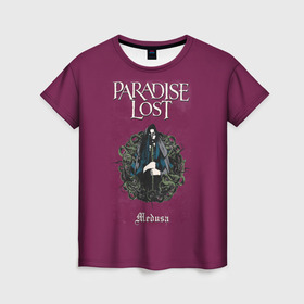 Женская футболка 3D с принтом Paradise Lost в Кировске, 100% полиэфир ( синтетическое хлопкоподобное полотно) | прямой крой, круглый вырез горловины, длина до линии бедер | paradise lost | арт | готик метал | дум метал | музыка | рок