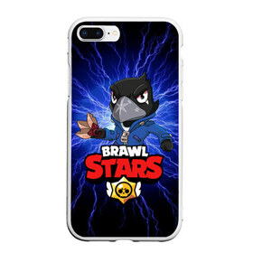 Чехол для iPhone 7Plus/8 Plus матовый с принтом BRAWL STARS CROW в Кировске, Силикон | Область печати: задняя сторона чехла, без боковых панелей | bibi | brawl stars | coach mike | crow | gale | leon | leon shark | max | mecha crow | mortis | mr.p | phoenix | sally leon | sandy | spike | sprout | tara | unicorn | virus 8 bit | werewolf | ворон | оборотень