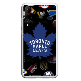 Чехол для Honor P30 с принтом Toronto Maple Leafs (Z) в Кировске, Силикон | Область печати: задняя сторона чехла, без боковых панелей | anaheim ducks | arizona coyotes | boston bruins | buffalo sabres | calgary flames | canadiens de montreal | carolina hurricanes | chicago blackhawks | colorado avalanche | columbus blue jackets | dallas stars | detroit red wings | edmonton oil | hockey | 