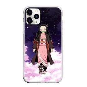 Чехол для iPhone 11 Pro матовый с принтом Незуко в Кировске, Силикон |  | anime | blade demon | demon slayer | kamado | kimetsu no yaiba | nezuko | аниме | демон | зенитсу | камадо | киметсу | клинок рассекающий демонов | недзуко | незуко | тандзиро | юноске