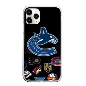 Чехол для iPhone 11 Pro матовый с принтом NHL Vancouver Canucks (Z) в Кировске, Силикон |  | anaheim ducks | arizona coyotes | boston bruins | buffalo sabres | canadiens de montreal | carolina hurricanes | chicago blackhawks | colorado | hockey | nhl | vancouver canucks | нхл | паттерн | спорт | хоккей