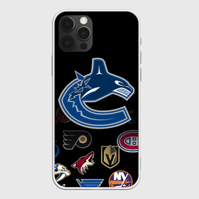 Чехол для iPhone 12 Pro Max с принтом NHL Vancouver Canucks | НХЛ (Z) в Кировске, Силикон |  | anaheim ducks | arizona coyotes | boston bruins | buffalo sabres | canadiens de montreal | carolina hurricanes | chicago blackhawks | colorado | hockey | nhl | vancouver canucks | нхл | паттерн | спорт | хоккей