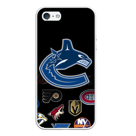 Чехол для iPhone 5/5S матовый с принтом NHL Vancouver Canucks (Z) в Кировске, Силикон | Область печати: задняя сторона чехла, без боковых панелей | anaheim ducks | arizona coyotes | boston bruins | buffalo sabres | canadiens de montreal | carolina hurricanes | chicago blackhawks | colorado | hockey | nhl | vancouver canucks | нхл | паттерн | спорт | хоккей