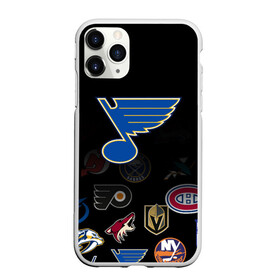 Чехол для iPhone 11 Pro матовый с принтом NHL St Louis Blues (Z) в Кировске, Силикон |  | anaheim ducks | arizona coyotes | boston bruins | buffalo sabres | canadiens de montreal | carolina hurricanes | chicago blackhawks | colorado | hockey | nhl | st. louis blues | нхл | паттерн | спорт | хоккей