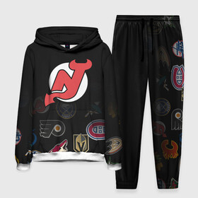 Мужской костюм 3D (с толстовкой) с принтом NHL New Jersey Devils (Z) в Кировске,  |  | anaheim ducks | arizona coyotes | boston bruins | buffalo sabres | calgary flames | carolina hurricanes | chicago blackhawks | colorado | hockey | new jersey devils | nhl | нхл | паттерн | спорт | хоккей