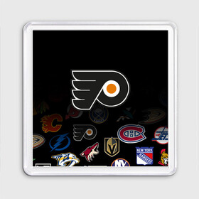 Магнит 55*55 с принтом NHL Philadelphia Flyers | НХЛ (Z) в Кировске, Пластик | Размер: 65*65 мм; Размер печати: 55*55 мм | anaheim ducks | boston bruins | buffalo sabres | calgary flames | canadiens de montreal | carolina hurricanes | chicago blackhawks | colorado | hockey | nhl | philadelphia flyers | нхл | паттерн | спорт | хоккей