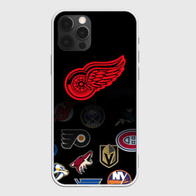 Чехол для iPhone 12 Pro Max с принтом NHL Detroit Red Wings (Z) в Кировске, Силикон |  | Тематика изображения на принте: anaheim ducks | arizona coyotes | boston bruins | buffalo sabres | calgary flames | canadiens de montreal | carolina hurricanes | colorado | detroit red wings | hockey | nhl | нхл | паттерн | спорт | хоккей